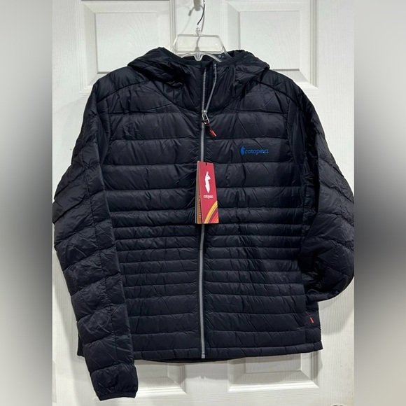 Cotopaxi Women's Medium Fuego Hooded Down Jacket Black NWT Puff Puffer Puffy - Picture 1 of 16